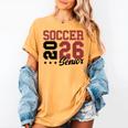 Soccer Senior Night Soccer Senior 2026 Graduation 71 Women's Comfort Colors T-Shirt Mustard