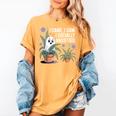 Social Anxiety Introvert Nervous Awkward Socially Women's Comfort Colors T-Shirt Mustard