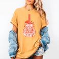 Social Introverts Hang Out With Guitars Musician Guitarist Women's Comfort Colors T-Shirt Mustard
