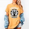 Socially Awkward Cute Introvert Cat Meme Anti-Social Club Women's Comfort Colors T-Shirt Mustard