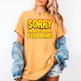 Sorry Im Not Good At Peopleing Introvert Women's Comfort Colors T-Shirt Mustard