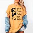 That Sounds Like A You Problem Messy Bun Introvert Raglan Baseball Tee Women's Comfort Colors T-Shirt Mustard