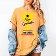 Star Graduate Second Grade Graduation Trophy Cup Women's Comfort Colors T-Shirt Mustard