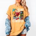 Stay Curious Monkey Reading Book Lover Bookworm Women's Comfort Colors T-Shirt Mustard