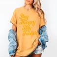 Stay Hungry Stay Foolish Shirt Motivational Graduation Tee Women's Comfort Colors T-Shirt Mustard