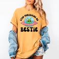 Stop Perceiving Me Bestie Alien Neurodivergent Introvert Women's Comfort Colors T-Shirt Mustard