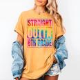 Straight Outta 8th Grade Great Graduation Eighth Grade Women's Comfort Colors T-Shirt Mustard