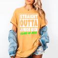Straight Outta Junior High School Class Of 2022 Graduation Women's Comfort Colors T-Shirt Mustard