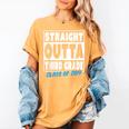 Straight Outta Third Grade Class Of 2019 Graduation Women's Comfort Colors T-Shirt Mustard