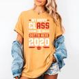Student Graduation 2020 Tee My Happy Class Is Outta Here Women's Comfort Colors T-Shirt Mustard