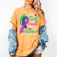 Suicide Awareness I Wear Teal Purple In Memory Of My Nephew Women's Comfort Colors T-Shirt Mustard