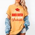 Super Proud Bonus Sister Of 2025 Graduate Graduation Family Women's Comfort Colors T-Shirt Mustard