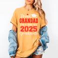 Super Proud Grandad Of 2025 Graduate Graduation Family Premium Women's Comfort Colors T-Shirt Mustard