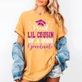 Super Proud Little Cousin Of 2025 Graduate Graduation Family Premium Tri-Blend Women's Comfort Colors T-Shirt Mustard