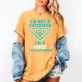 Superhero RN Nurse Shirt Graduation Women's Comfort Colors T-Shirt Mustard