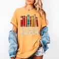 Support Banned Books Freedom I'm With The Banned Women's Comfort Colors T-Shirt Mustard