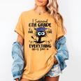 I Survived 6th Grade Graduated Cat Graduation For Men Women Girls Kids Women's Comfort Colors T-Shirt Mustard