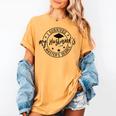 I Survived My Husband's Masters Degree Funny 2023 Graduation Women's Comfort Colors T-Shirt Mustard