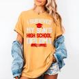 I Survived My Son's High School Diploma Graduation Premium Women's Comfort Colors T-Shirt Mustard