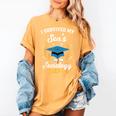 I Survived My Son's Sociology Degree Graduation Women's Comfort Colors T-Shirt Mustard