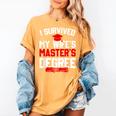 I Survived My Wife's Master's Degree Graduation Women's Comfort Colors T-Shirt Mustard