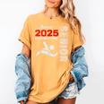 Swimming Team Senior Class Of 2025 Graduation 2025 Women's Comfort Colors T-Shirt Mustard