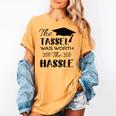 The Tassel Was Worth The Hassle Shirt Graduation TShirt Women's Comfort Colors T-Shirt Mustard