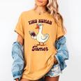 Teacher Silly Goose Reading Book Teaching Tiny Human Tamer Women's Comfort Colors T-Shirt Mustard Teacher Silly Goose Reading Book Teaching Tiny Human Tamer Women's Comfort Colors T-Shirt Mustard