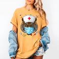 Tiger Nurse RN ER Nursing School Graduation Women's Comfort Colors T-Shirt Mustard