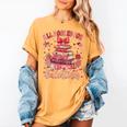 Valentine All Booked For Valentines Book Lovers Teacher Kid Women's Comfort Colors T-Shirt Mustard