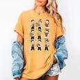 Vampire Reading Books Halloween Cute Teens Kids Women's Comfort Colors T-Shirt Mustard Vampire Reading Books Halloween Cute Teens Kids Women's Comfort Colors T-Shirt Mustard