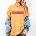 Video Cassette Tape VHS 80s 90s Nostalgia Costume Women's Comfort Colors T-Shirt Mustard