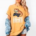 I Like Video Games Bearded Dragon Gamer Introvert Mood Women's Comfort Colors T-Shirt Mustard I Like Video Games Bearded Dragon Gamer Introvert Mood Women's Comfort Colors T-Shirt Mustard