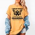 I Wear In Memory Of My Grandma Butterfly Lung Cancer Women's Comfort Colors T-Shirt Mustard I Wear In Memory Of My Grandma Butterfly Lung Cancer Women's Comfort Colors T-Shirt Mustard