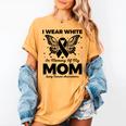 I Wear In Memory Of My Mom Butterfly Lung Cancer Women's Comfort Colors T-Shirt Mustard