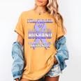 I Wear Periwinkle In Memory Of My Husband Stomach Cancer Women's Comfort Colors T-Shirt Mustard I Wear Periwinkle In Memory Of My Husband Stomach Cancer Women's Comfort Colors T-Shirt Mustard