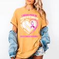 I Wear Pink In Memory Of Daughter Breast Cancer Awareness Women's Comfort Colors T-Shirt Mustard