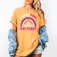 I Wear Pink In Memory Of My Mom Breast Cancer Awareness Raglan Baseball Tee Women's Comfort Colors T-Shirt Mustard