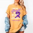 I Wear Purple In Memory Of My Husband Overdose Awareness Women's Comfort Colors T-Shirt Mustard I Wear Purple In Memory Of My Husband Overdose Awareness Women's Comfort Colors T-Shirt Mustard