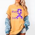 I Wear Purple In Memory Of My Sister Overdose Awareness Women's Comfort Colors T-Shirt Mustard I Wear Purple In Memory Of My Sister Overdose Awareness Women's Comfort Colors T-Shirt Mustard
