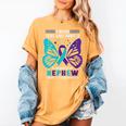 I Wear Teal And Purple In Memory Of My Nephew Women's Comfort Colors T-Shirt Mustard I Wear Teal And Purple In Memory Of My Nephew Women's Comfort Colors T-Shirt Mustard