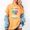 I Wear Teal And Purple In Memory Of My Uncle Mental Health Women's Comfort Colors T-Shirt Mustard