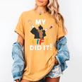 My Wife Did It Graduation Congratulation Graduate You Did It Women's Comfort Colors T-Shirt Mustard