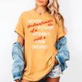 Woman Law Degree Graduation Diploma Party Women's Comfort Colors T-Shirt Mustard