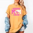 Wrestling Senior Mom Wrestling Senior 2026 Graduation Women's Comfort Colors T-Shirt Mustard