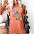 100 Days In The Books Celebration Retro School Women's Comfort Colors T-Shirt Yam