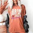 2018 Kiss My Class Goodbye Graduation Women's Comfort Colors T-Shirt Yam