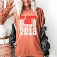 2018 Senior Graduation My Happy Class Shirt Women's Comfort Colors T-Shirt Yam