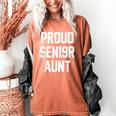 2019 Senior Aunt SEN19R Class Graduation Party T Shirt Women's Comfort Colors T-Shirt Yam