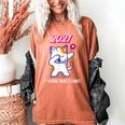 2021 Kindergarden Graduation Celebration Dapping Cat For Men Women Kids Women's Comfort Colors T-Shirt Yam